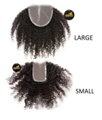 ONYC Tight Kinky 3c4a Frontal Closure Small And Large